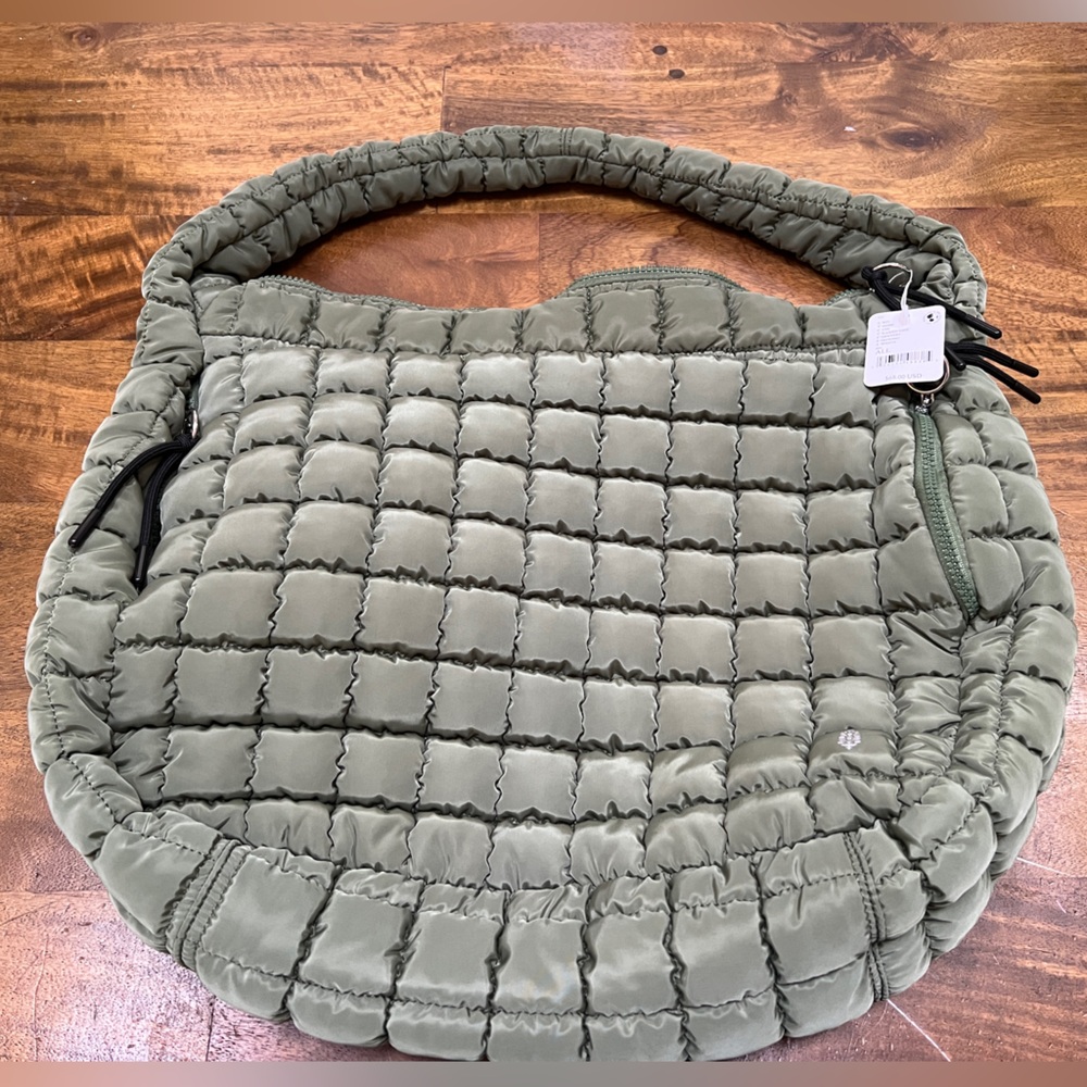 Free People FP Movement Quilted Carryall Washed Sage